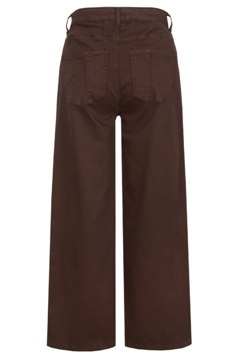 C&S The Label bruine dames broek | Achteraanzicht