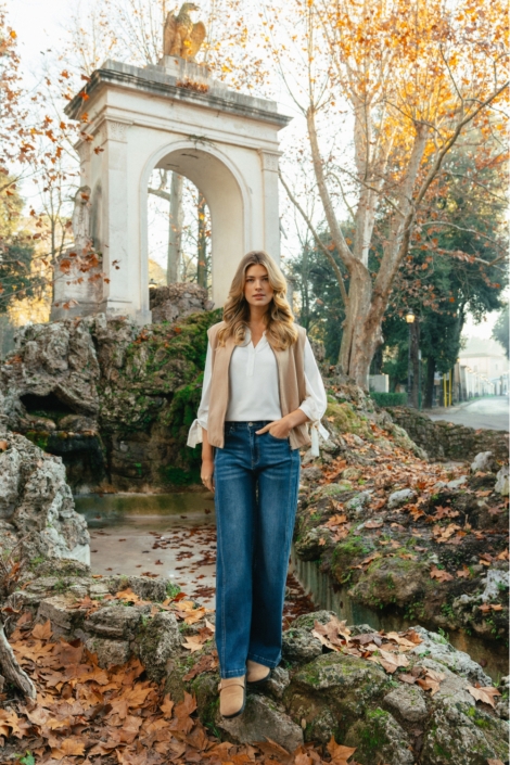 C&S The Label blauwe dames jeans | Sfeerbeeld, In situatie
