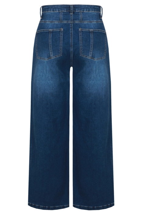 C&S The Label blauwe dames jeans | Achteraanzicht