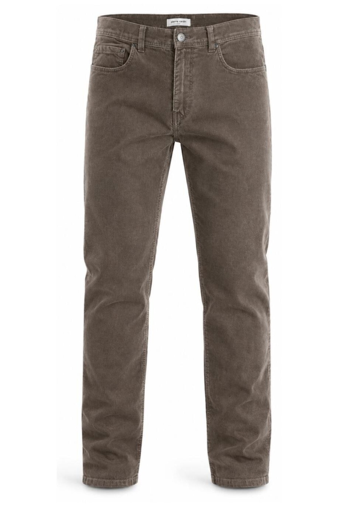 Pierre Cardin bruine heren broek | Vooraanzicht
