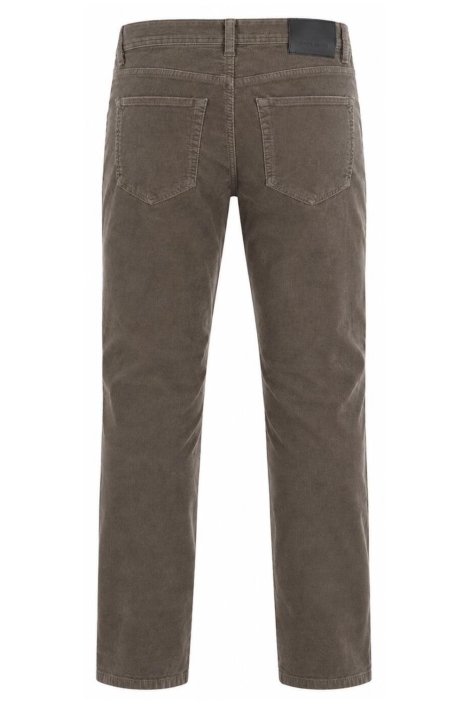 Pierre Cardin bruine heren broek | Achteraanzicht
