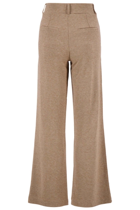 Zusss taupe dames broek | Achteraanzicht