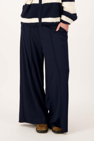 Zusss Broek SUPERTRETCH TROUSERS FRONT PLEAT 0303 0062 2035 DARK NAVY