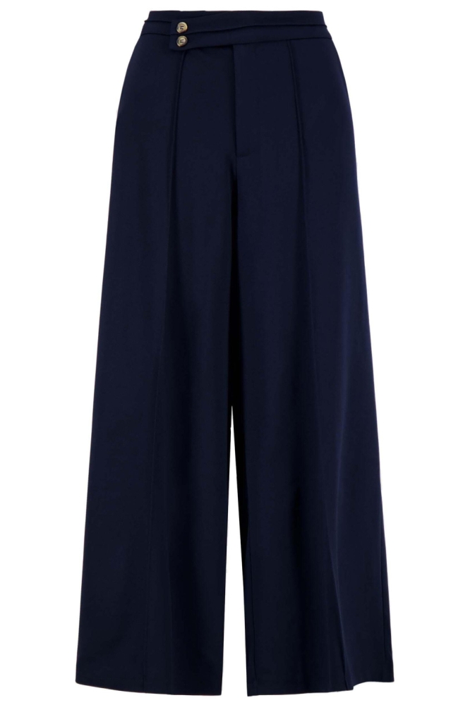 Zusss blauwe dames broek | Vooraanzicht
