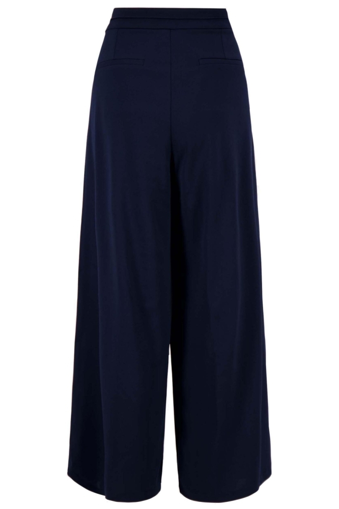 Zusss blauwe dames broek | Achteraanzicht