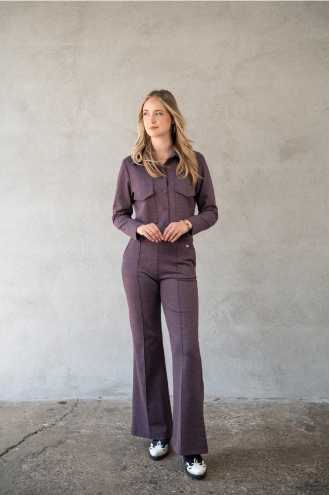 TQ Amsterdam bordeaux dames broek | Model