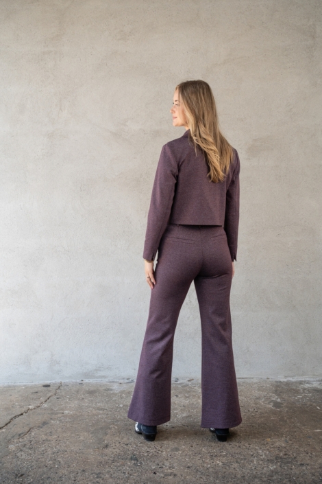 TQ Amsterdam bordeaux dames broek | Model