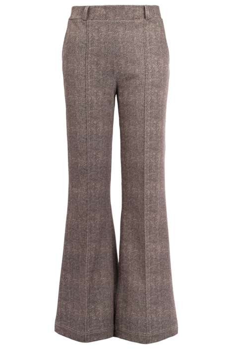 TQ Amsterdam bruine dames broek | Vooraanzicht