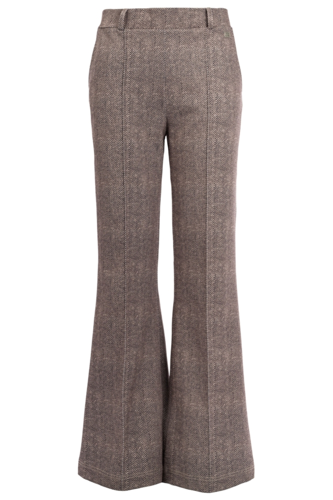 TQ Amsterdam bruine dames broek | Vooraanzicht