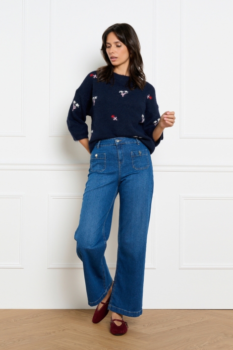LolaLiza blauwe dames jeans | Model
