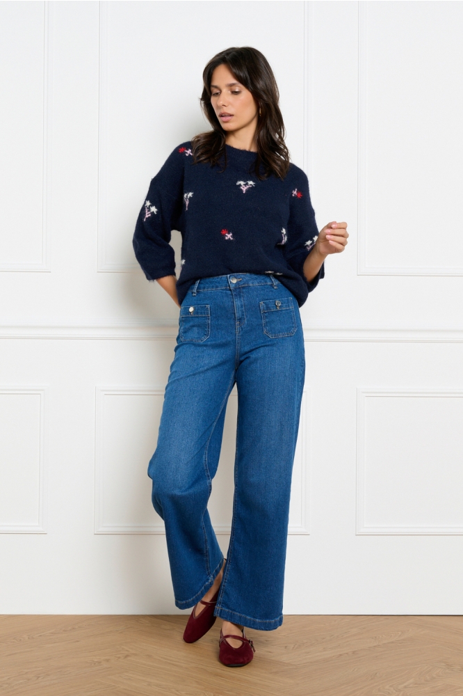 LolaLiza blauwe dames jeans | Model