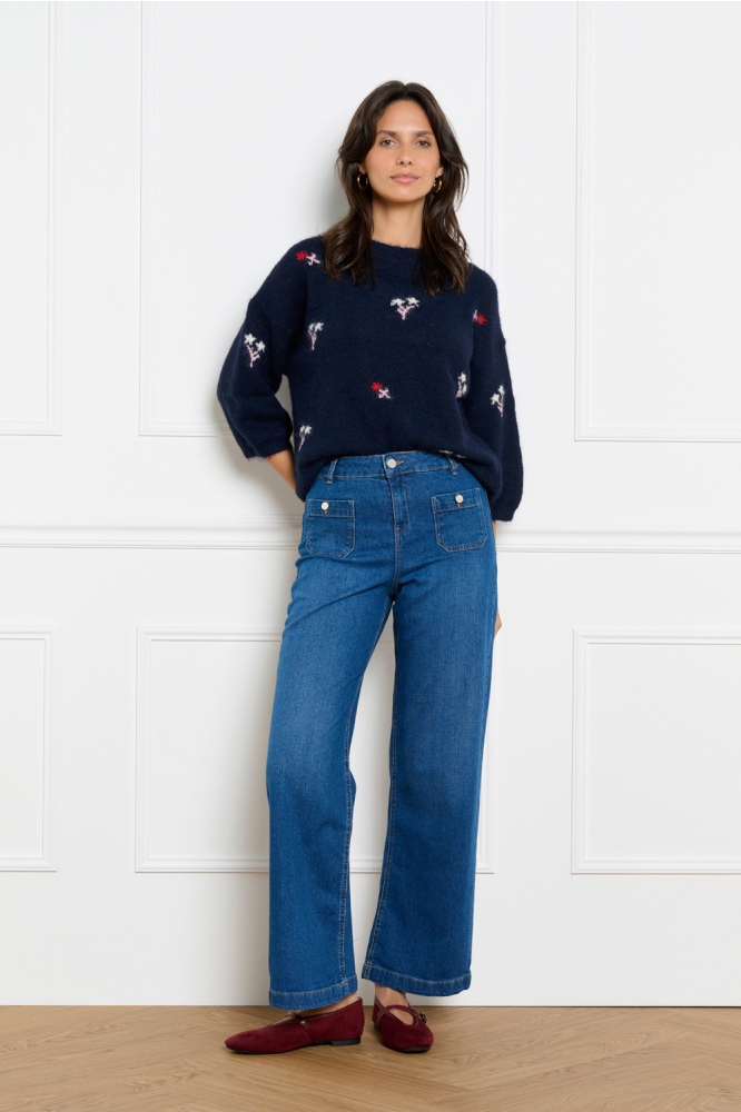 LolaLiza blauwe dames jeans | Model