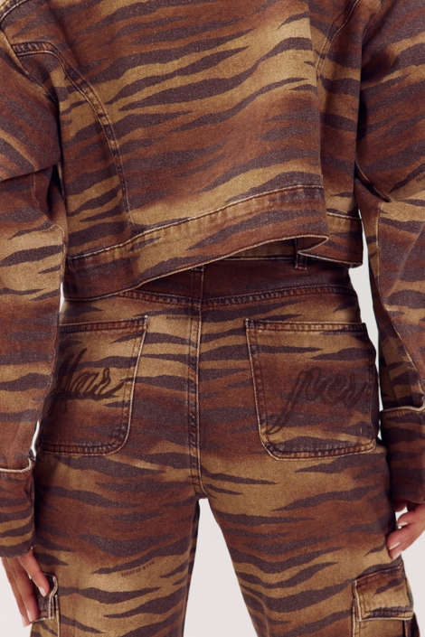 Harper & Yve camel dames jeans | Close up