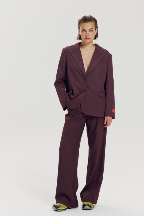 Harper & Yve paarse dames broek | Model