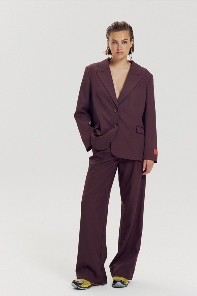 Harper & Yve paarse dames broek | Model
