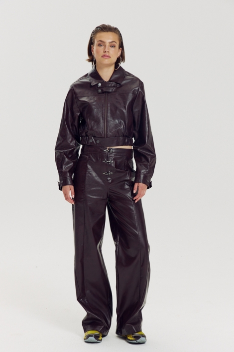 Harper & Yve paarse dames broek | Model