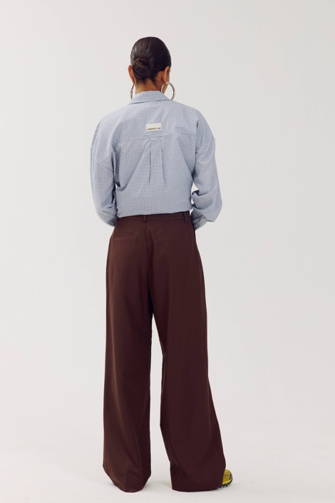 Harper & Yve bruine dames broek | Model