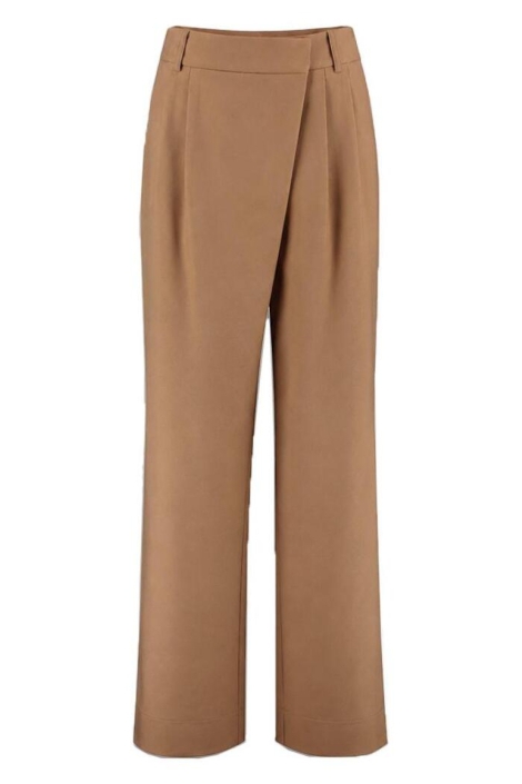 Harper & Yve taupe dames broek | Vooraanzicht