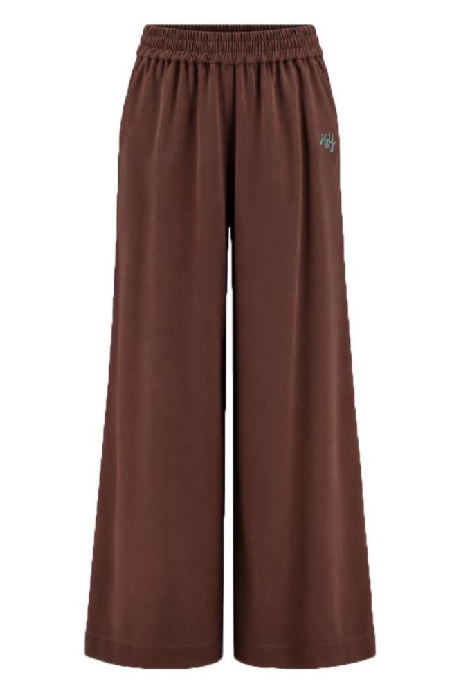 Harper & Yve bruine dames broek | Vooraanzicht