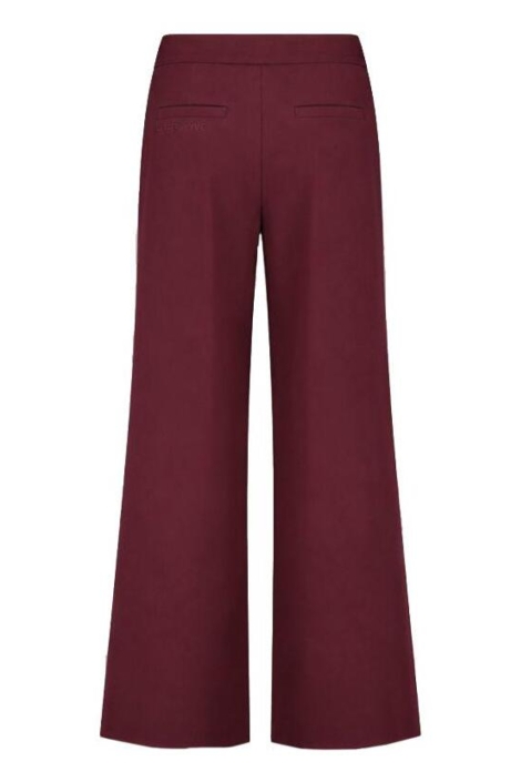 Harper & Yve bordeaux dames broek | Achteraanzicht