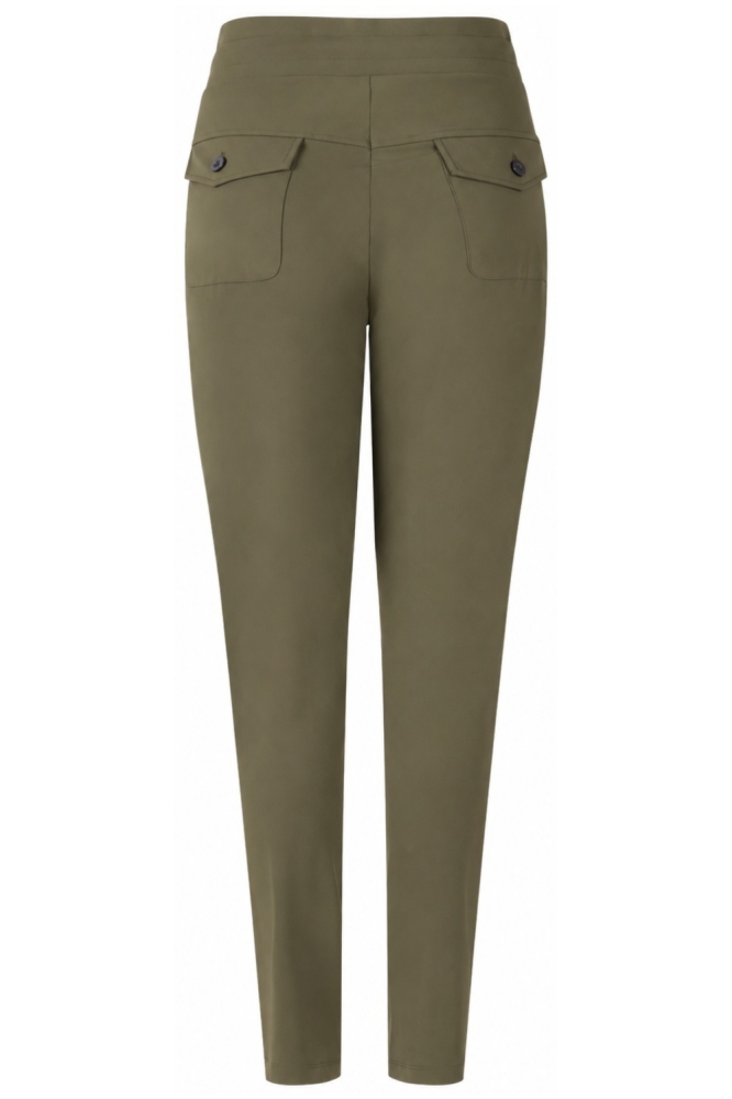 Zoso groene dames broek | Achteraanzicht