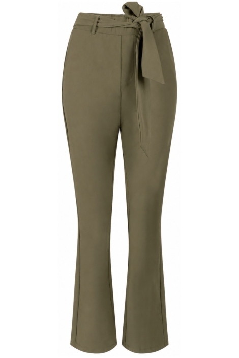 Zoso groene dames broek | Vooraanzicht