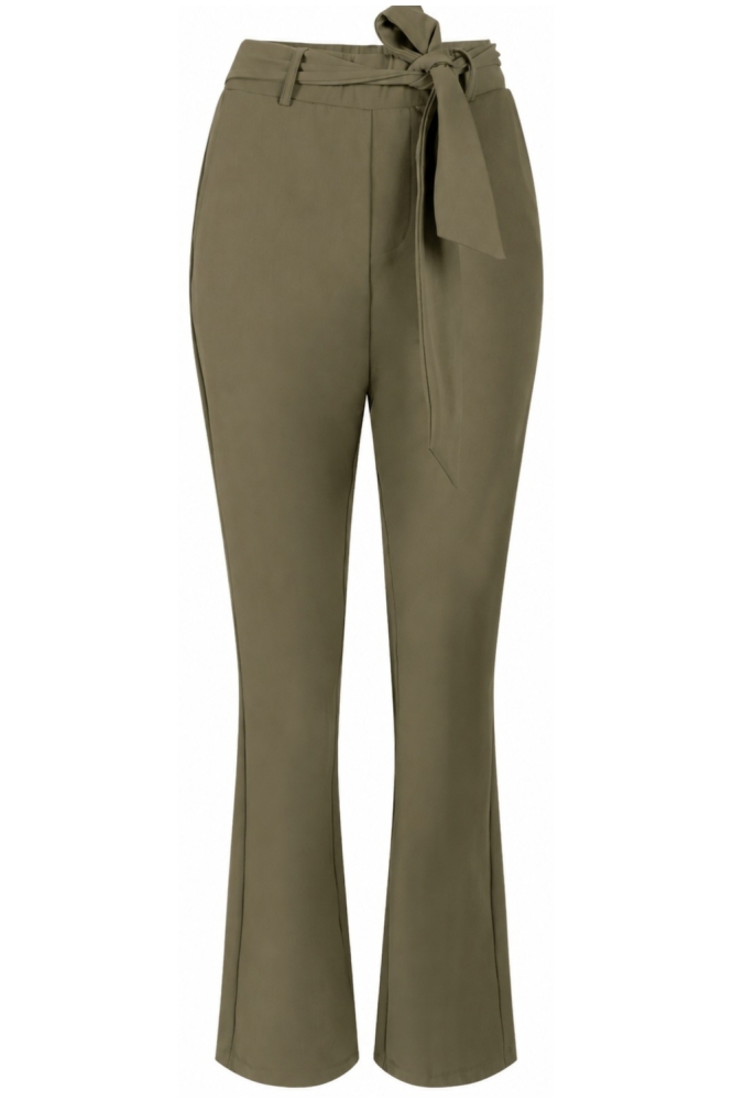 Zoso groene dames broek | Vooraanzicht