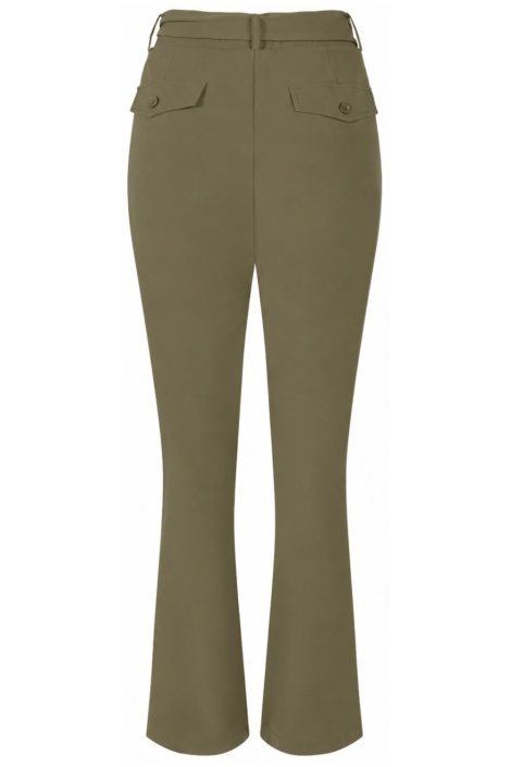 Zoso groene dames broek | Achteraanzicht
