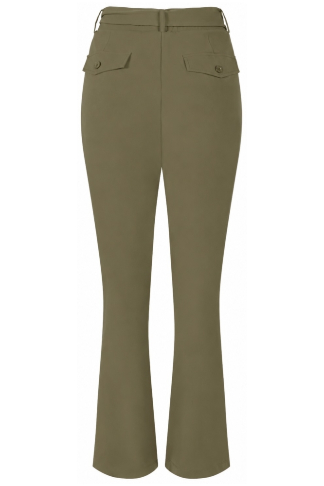 Zoso groene dames broek | Achteraanzicht