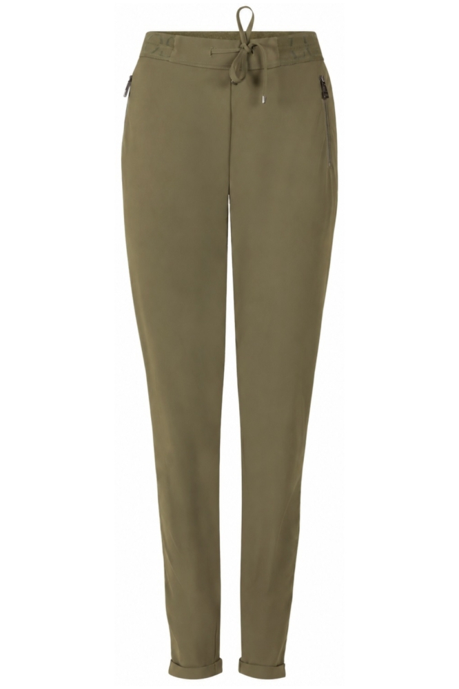 Zoso groene dames broek | Vooraanzicht
