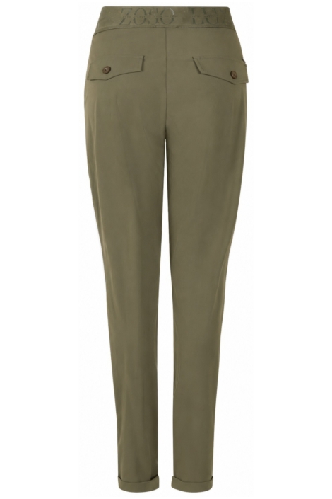 Zoso groene dames broek | Achteraanzicht