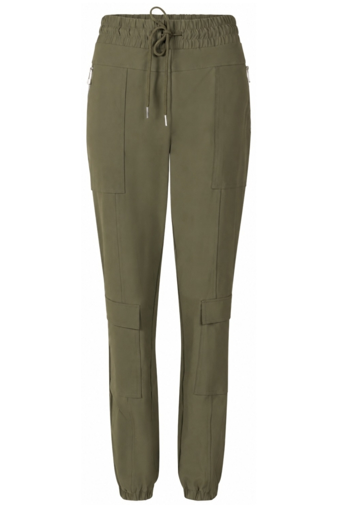 Zoso groene dames broek | Vooraanzicht