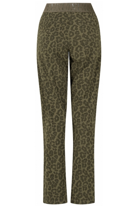 Zoso groene dames broek | Achteraanzicht