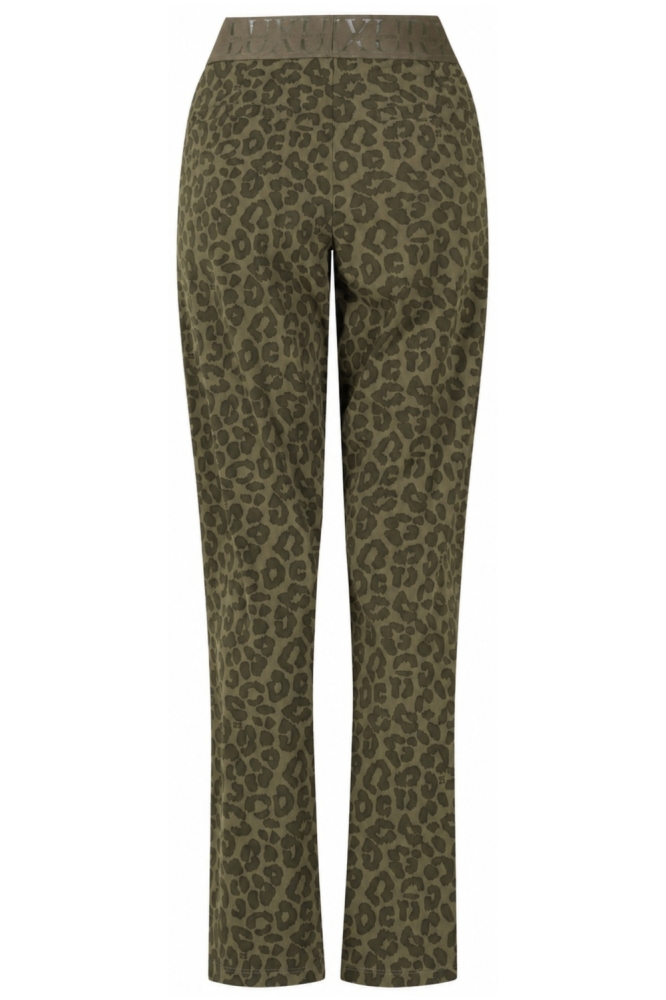 Zoso groene dames broek | Achteraanzicht