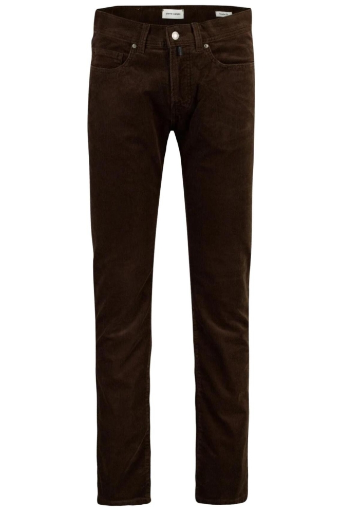 Pierre Cardin bruine heren broek | Vooraanzicht