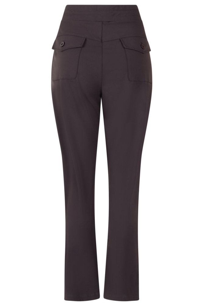 Zoso bruine dames broek | Achteraanzicht