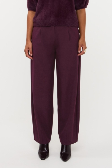 Ydence Broek PANTS BLYTHE TALL FS2662 AUBERGINE