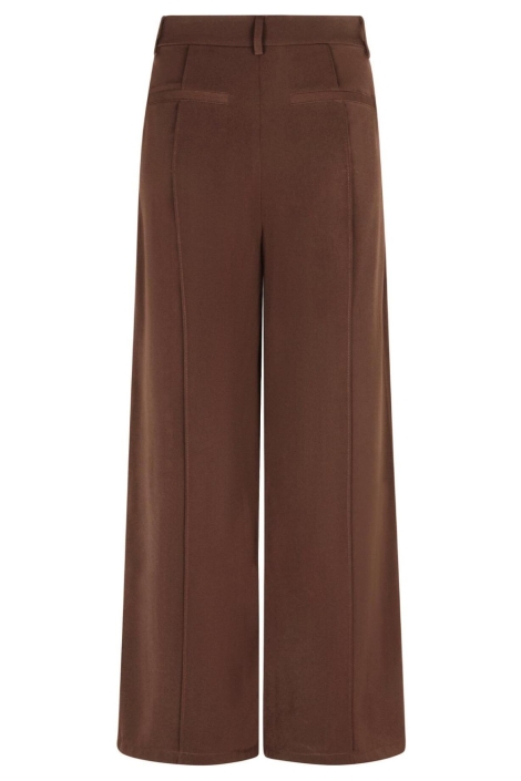 Ydence bruine dames broek | Achteraanzicht