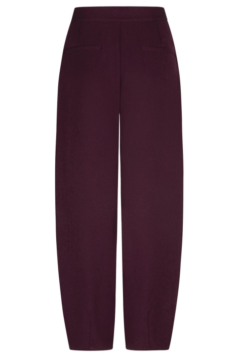 Ydence bordeaux dames broek | Achteraanzicht