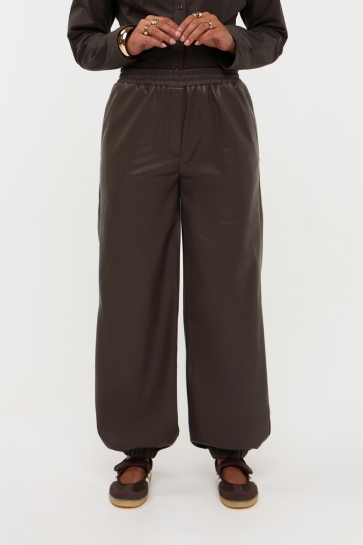 Ydence Broek PANTS HARLOW TALL FS2665 DARK BROWN