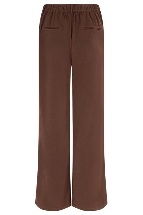 Ydence bruine dames broek | Achteraanzicht