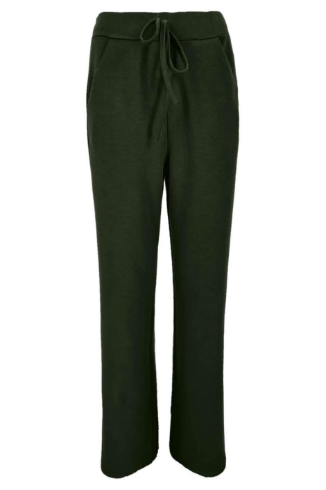 FOS Amsterdam groene dames broek | Vooraanzicht