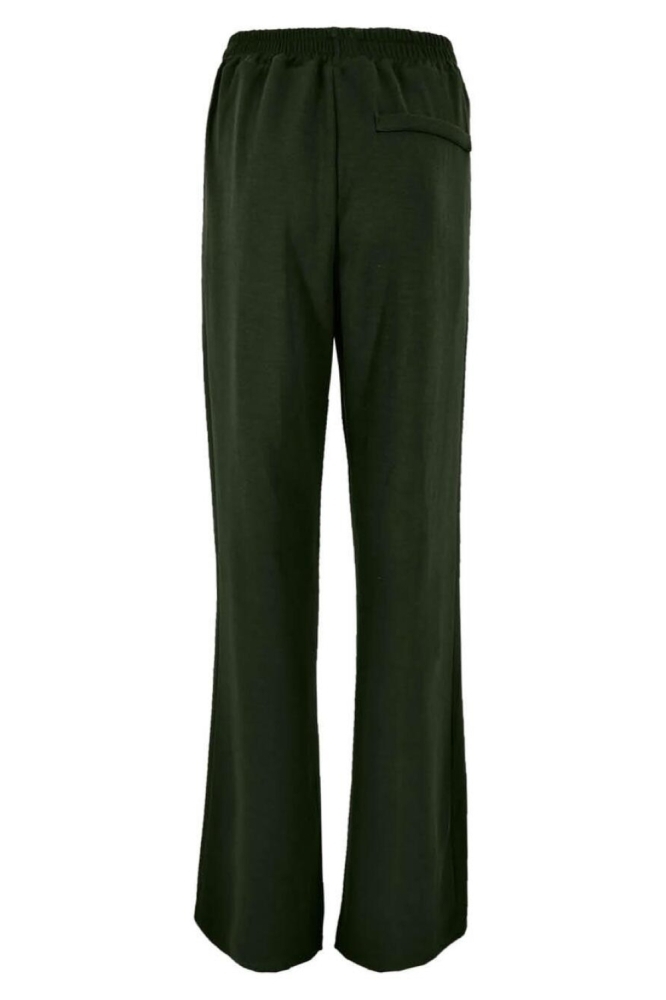 FOS Amsterdam groene dames broek | Achteraanzicht