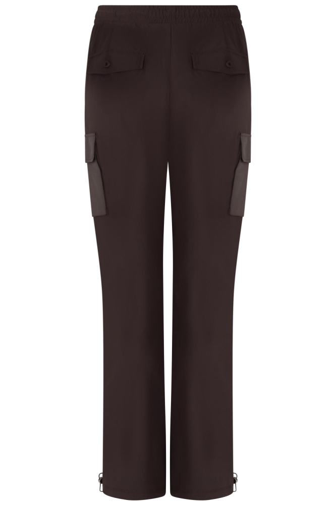 Ann&You bruine dames broek | Achteraanzicht