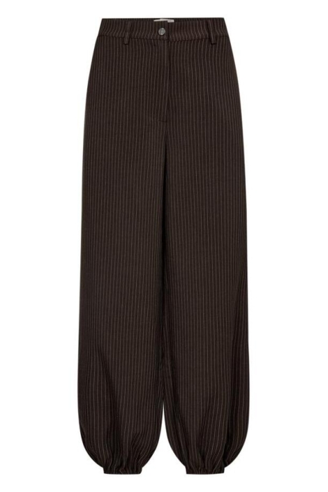 Freequent bruine dames broek | Vooraanzicht