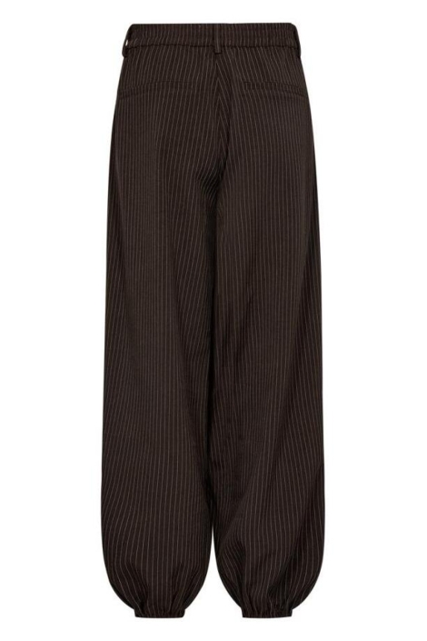 Freequent bruine dames broek | Achteraanzicht