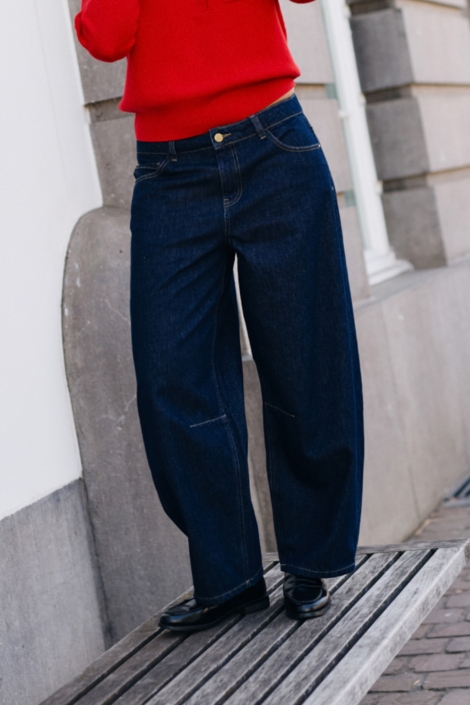 LolaLiza blauwe dames jeans | Sfeerbeeld, In situatie