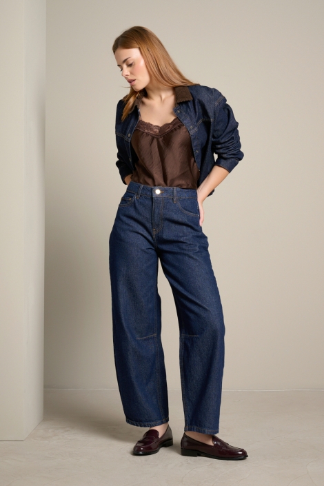 LolaLiza blauwe dames jeans | Model