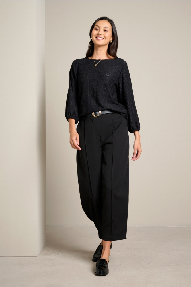 LolaLiza zwarte dames broek | Model