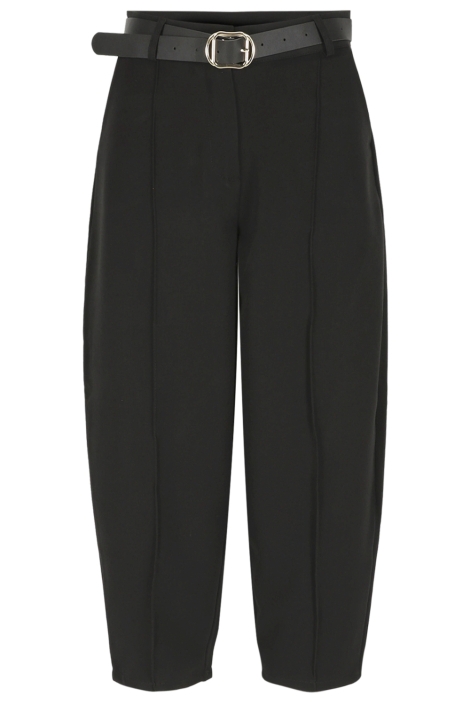 LolaLiza zwarte dames broek | Vooraanzicht